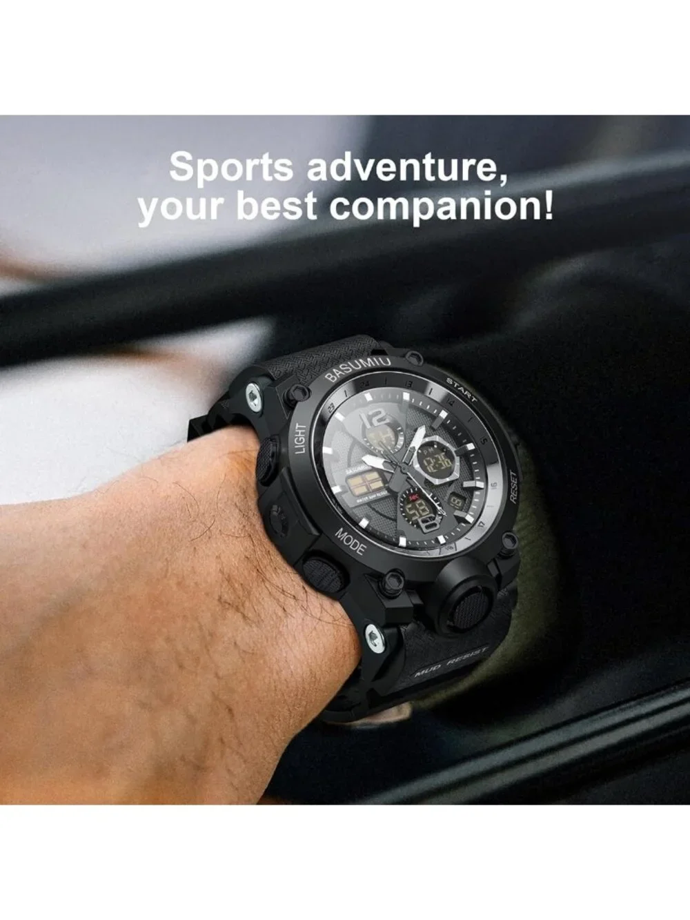 Waterproof Military Digital Sports Watch for Men - Durable, Stylish & Functional